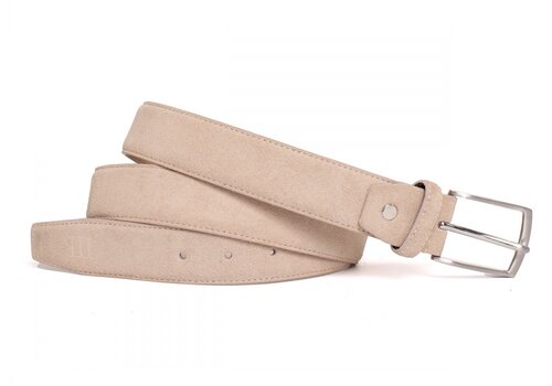 Tresanti Beige suede 35mm brede riem. Tresanti Beige suede 35mm brede riem.