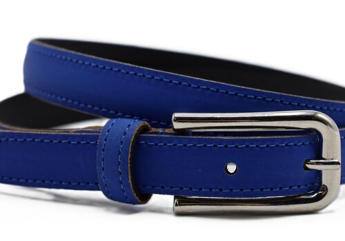 Rock 'n Rich Kobalt blauwe 2cm brede riem