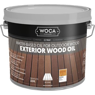 Woca UITVERKOOP - Exterior Wood Oil Naturel 2.5l (deuk)