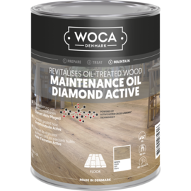 Woca UITVERKOOP - Diamond Oil Active Wit - 1 L - deuk in blik