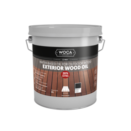 Woca UITVERKOOP: Exterior Wood Oil Antraciet - licht beschadigde verpakking - 3L