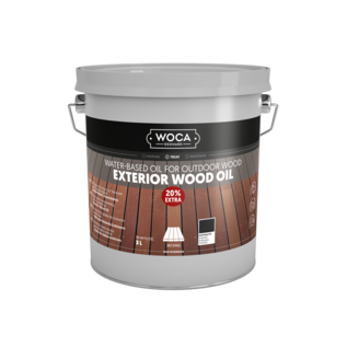 Woca UITVERKOOP: Exterior Wood Oil Antraciet - licht beschadigde verpakking - 3L