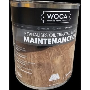 Woca UITVERKOOP: Maintenance Oil Naturel  (beschadigd blik)