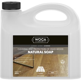Woca UITVERKOOP: Natural Soap (Natuurzeep) Grijs  - BESCHADIGE BUS - NOG VOLLEDIG GESLOTEN