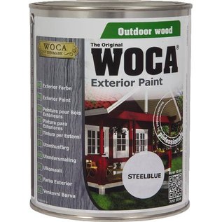 Woca UITVERKOOP: Exterior Paint Staalblauw