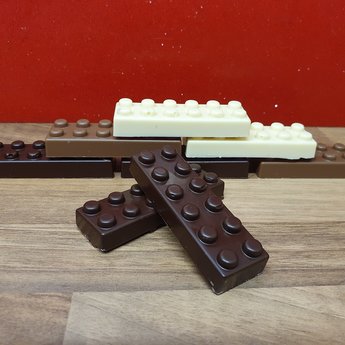 Stroopwafelkraam.COM Lego stenen chocolade