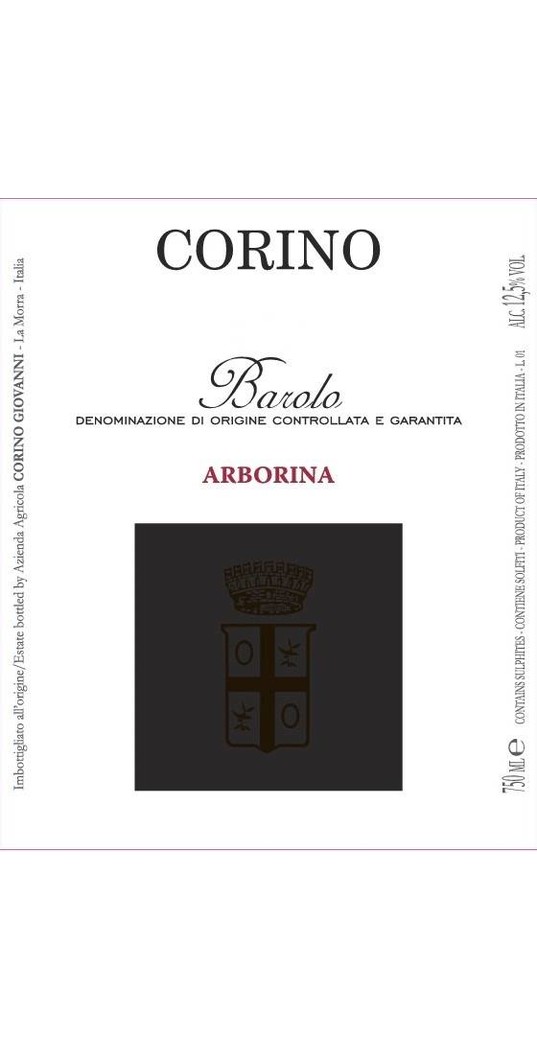 Corino Corino, Barolo docg Arborina 2017 1,5 l. Mg.