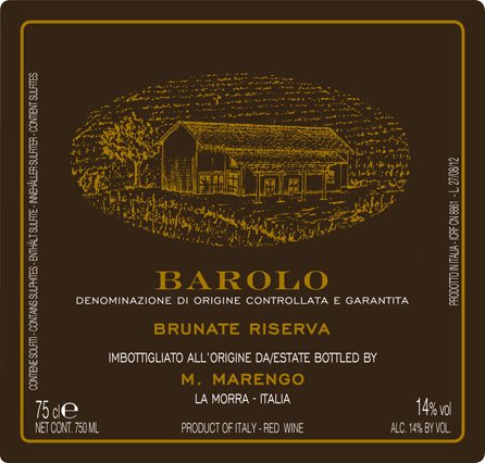 Mario Marengo Barolo riserva docg Brunate 2016 Elena Altare Weine