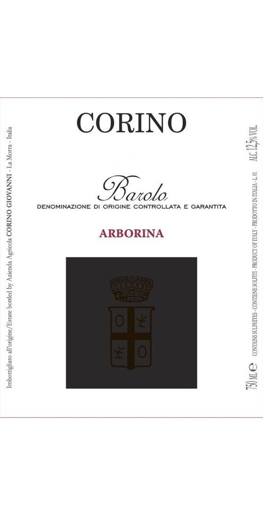 Corino Corino, Barolo docg Arborina 2019