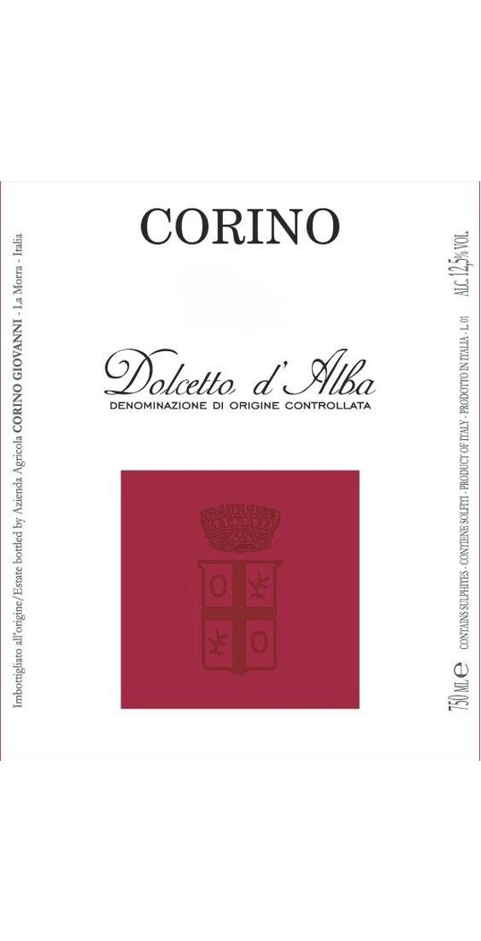 Corino Corino, Dolcetto d´Alba doc 2022