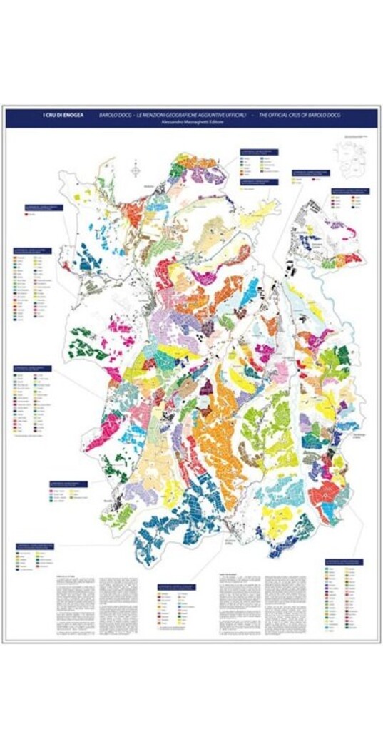 Verschiedene Mappa del Barolo 7th Generation