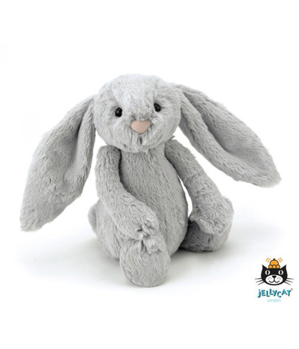Jellycat Jellycat - Bashful Bunny konijn grijs - medium - 31 CM