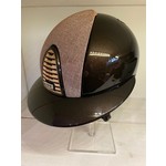 KEP Italia polish brown with galassia pink front - rose gold grill - polo visor