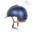KEP Italia textile blue with polish blue front and back side -  róse gold frame en button edge - cognac chinstrap