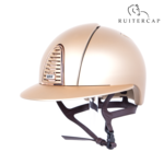 KEP Italia golfen sand - rosé gold frame en sub grill en button rand - bruin kinbandje - polo klep