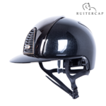 KEP Italia diamond black with mirror front - swarovski frame - polo visor