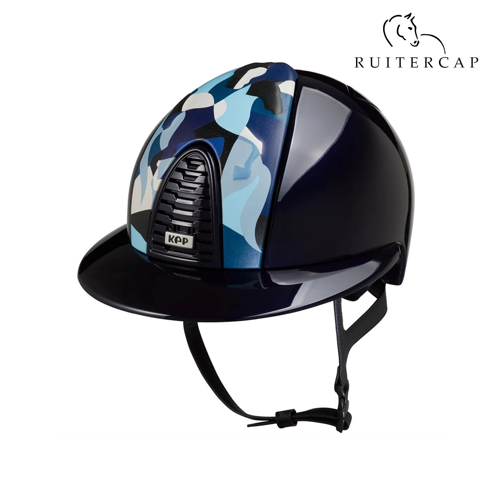 KEP Italia polish blue with vikings blu front - polo visor