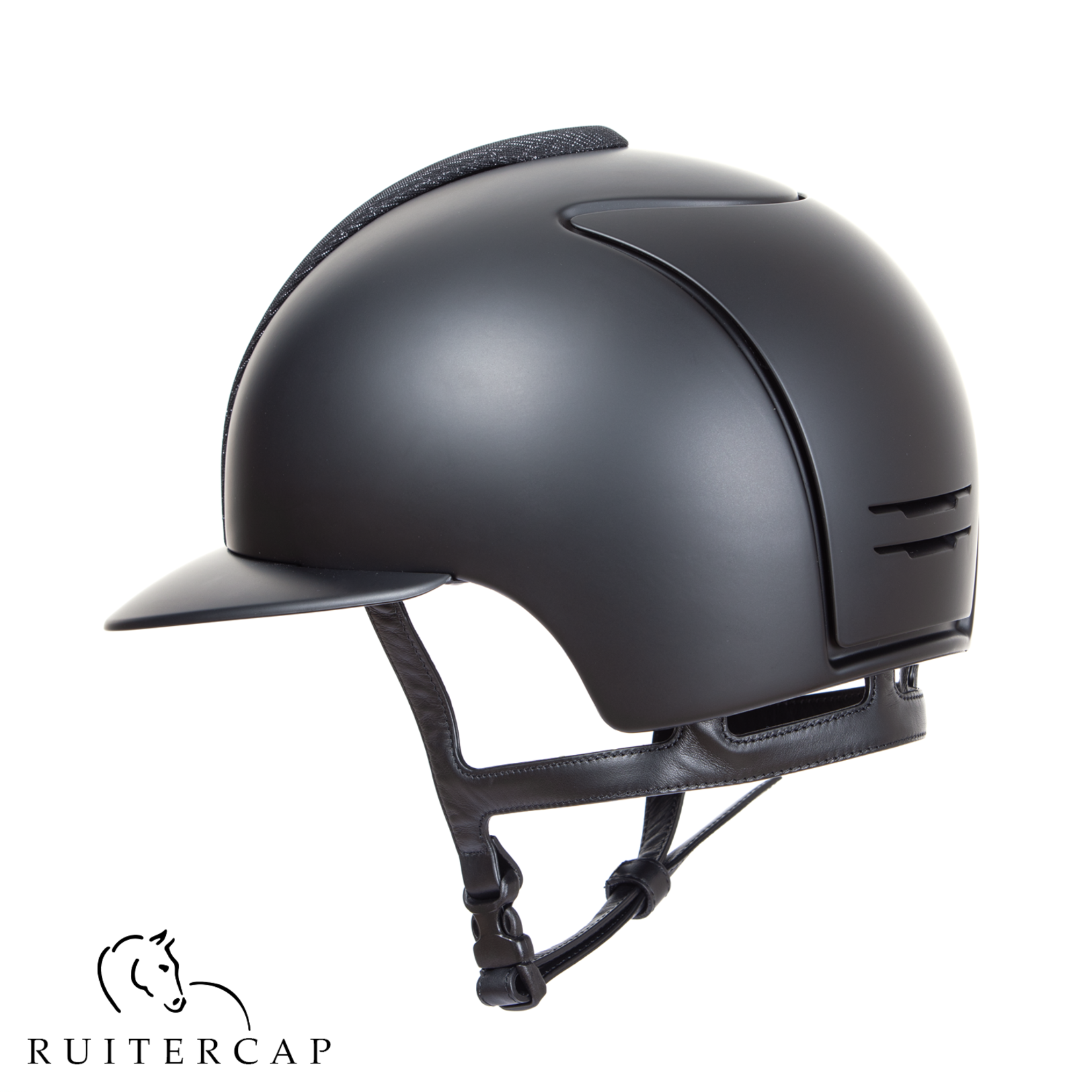 KEP Italia textile black with galassia black front - polo visor - mirror black frame and grill