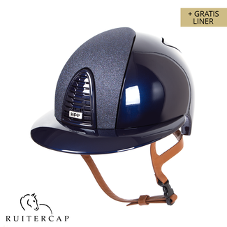 KEP Italia polish blauw met star blauw voorzijde - polo klep
