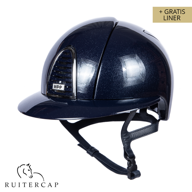 KEP Italia diamond blue with chrome frame and button edge