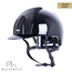 KEP Italia polish black with suede front with shaded swarovski black silver - crystal logo
