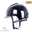 KEP Italia polish black with suede front with shaded swarovski black silver - crystal logo