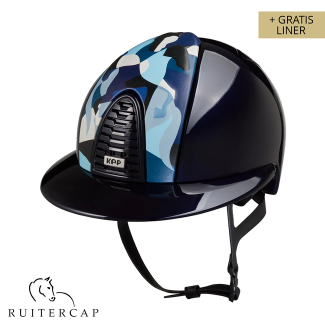 KEP Italia polish blauw met vikings blu voorzijde - polo klep