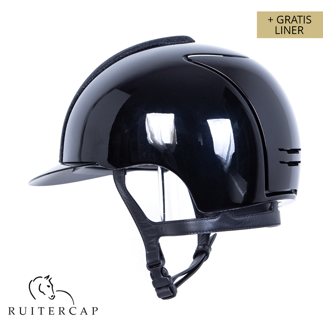 KEP Italia polish black with galassia black front - swarovski frame