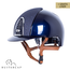 KEP Italia polish blue with star blue front - cognac chinstrap