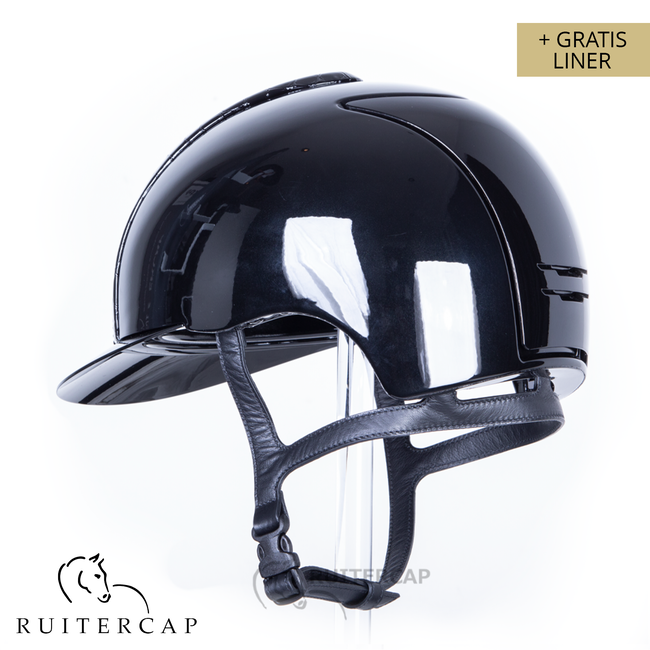 KEP Italia polish black with cocco style front - swarovski frame