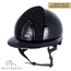 KEP Italia polish black with black goccia front - polo visor - crystal logo