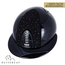 KEP Italia polish black with black goccia front - polo visor - crystal logo