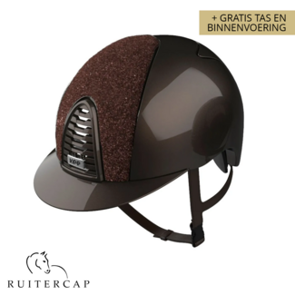 KEP Italia polish bruin met bruin glitter voorzijde