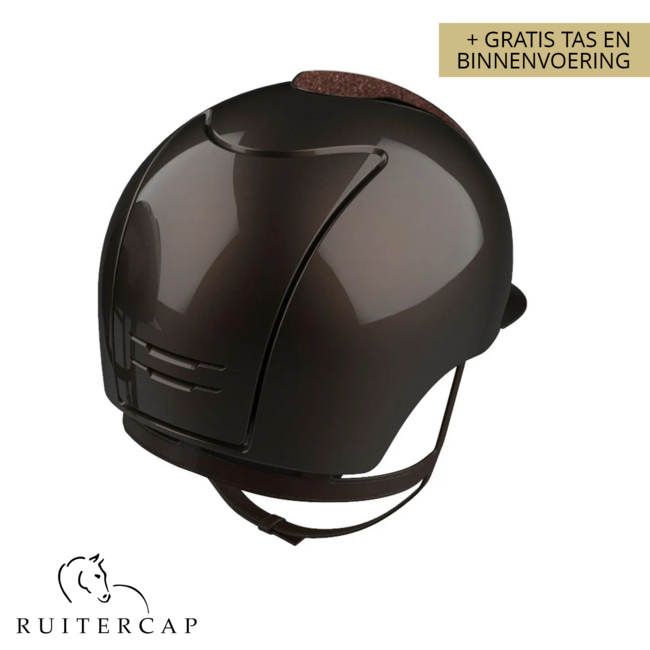 KEP Italia polish bruin met bruin glitter voorzijde