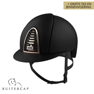 KEP Italia textile black with rosé frame - sub and button