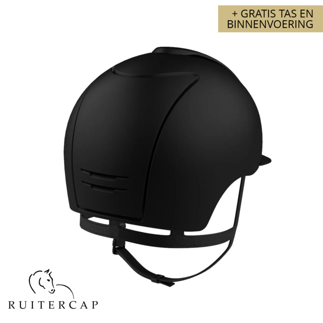 KEP Italia textile zwart met rosé frame - sub en button