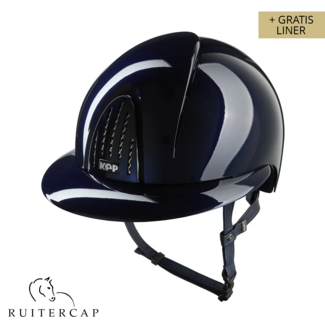 KEP Italia smart nova polish blue - polo visor - blue chinstrap