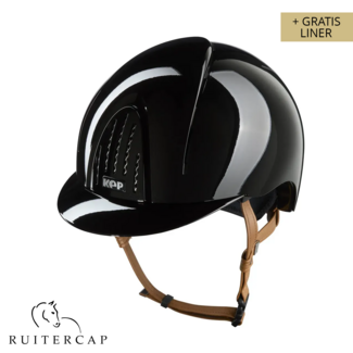 KEP Italia smart nova polish black - beige chinstrap