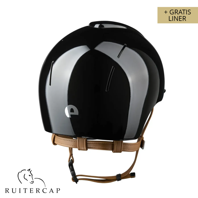 KEP Italia smart nova polish black - beige chinstrap