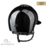 KEP Italia smart nova polish black with star black front and glitter logo back - polo visor - black chinstrap