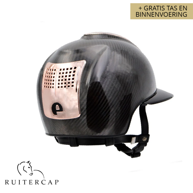 KEP Italia carbon E-Light shine black with rosé gold front