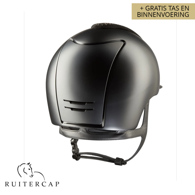 KEP Italia textile black with shaded rosé gold front - rosé gold frame and sub - polo klep