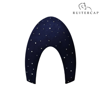 KEP Italia losse voorzijde suède blauw met swarovski