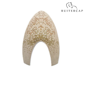 KEP Italia losse voorzijde licht beige met shaded swarovski goud