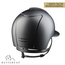 KEP Italia textile metal zwart met vanity zwart voorzijde - polo klep - swarovski frame jet - mirror zwart sub-grill