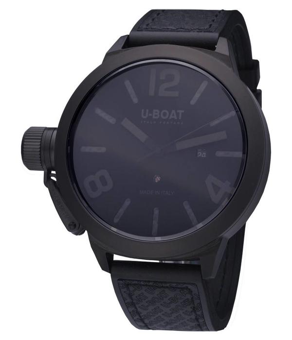 U Boat Classico Zwart Rubber Automatisch horloge 5573