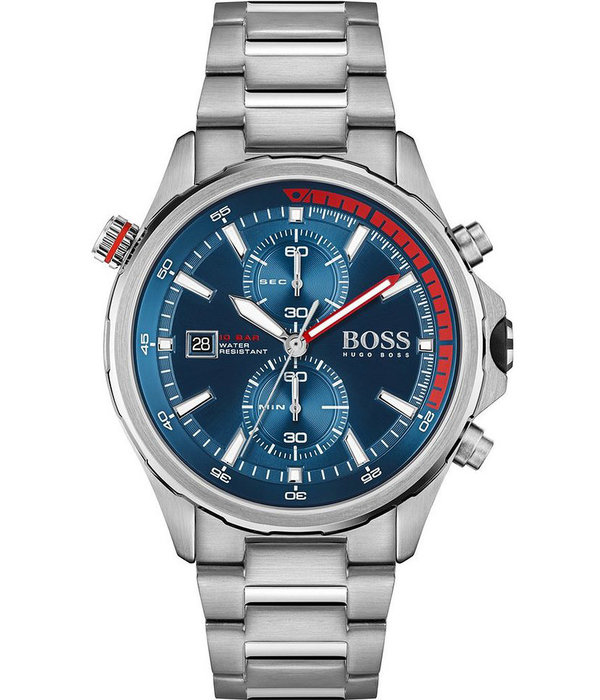 Hugo Boss 1513823 Heren Globetrotter Chronograaf 46mm 10ATM