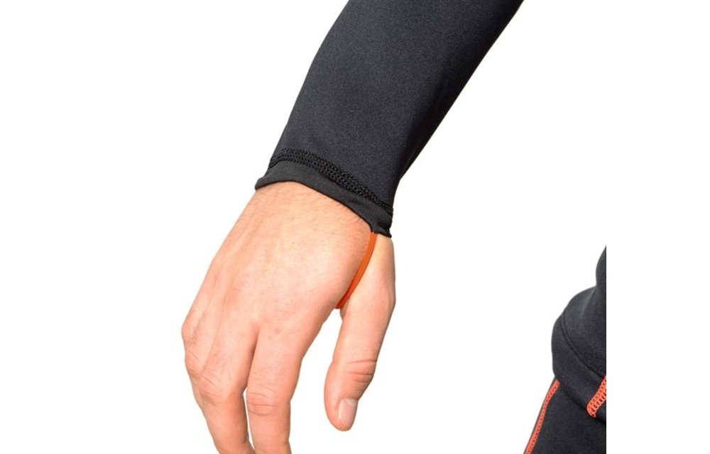 Ultrawarmth Base Layer Top Trui Black/Lava Men