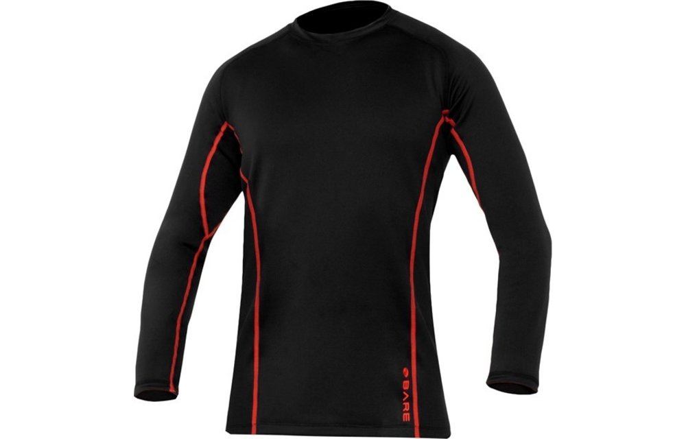 Ultrawarmth Base Layer Top Trui Black/Lava Men