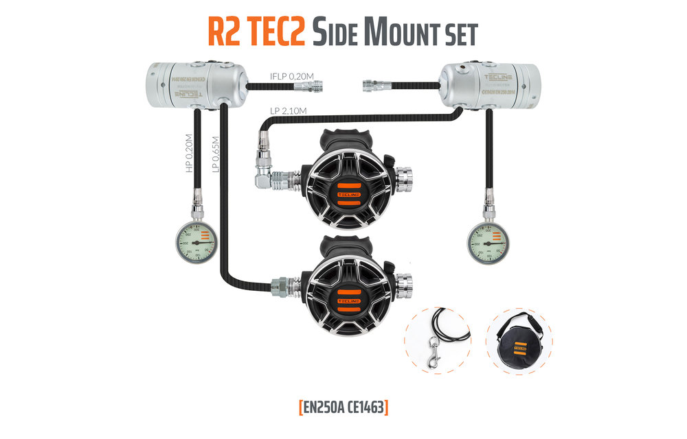 R2 TEC2 Side Mount Set